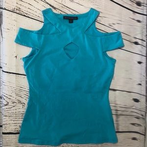 Boston Proper blue  tank top
